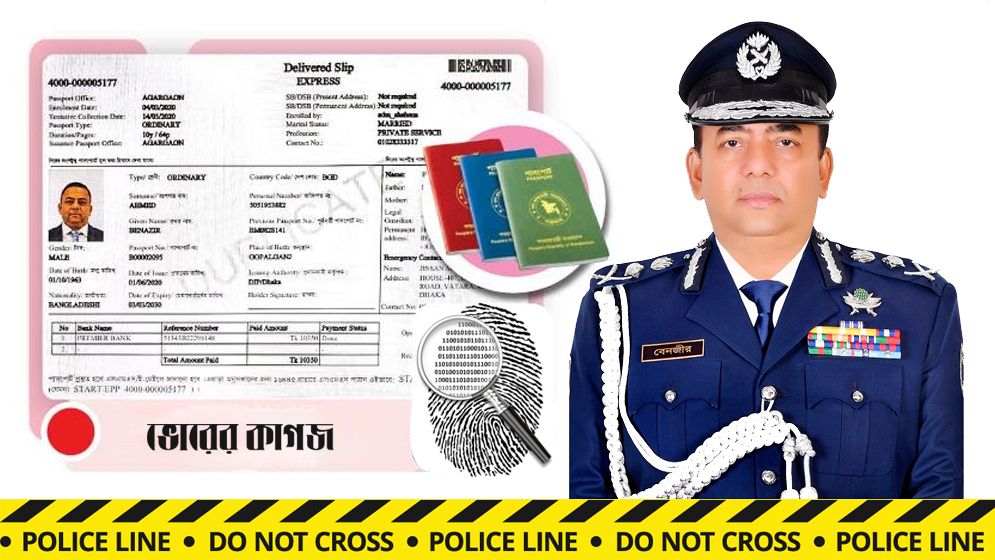 পাসপোর্ট করতে বেনজীরের নজিরবিহীন জালিয়াতি