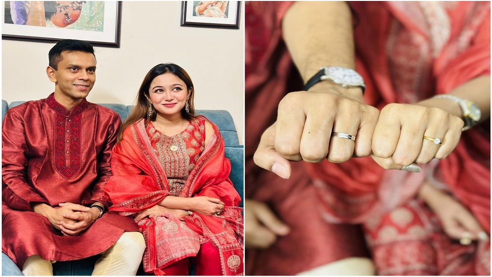 বিয়ে করছেন অভিনেত্রী চমক, হয়েছে আংটিবদল