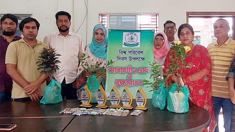 বিশ্ব পরিবেশ দিবস উপলক্ষে সোনারগাঁও প্রেসক্লাবে আলোচনা সভা