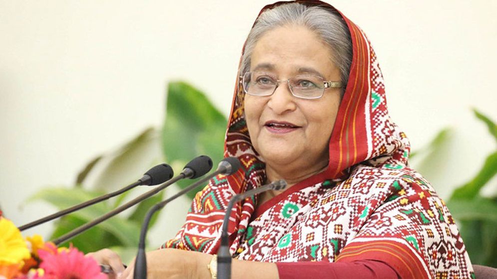 বাবার ছেলেবেলার স্কুলে গিয়ে যে বার্তা দিলেন শেখ হাসিনা