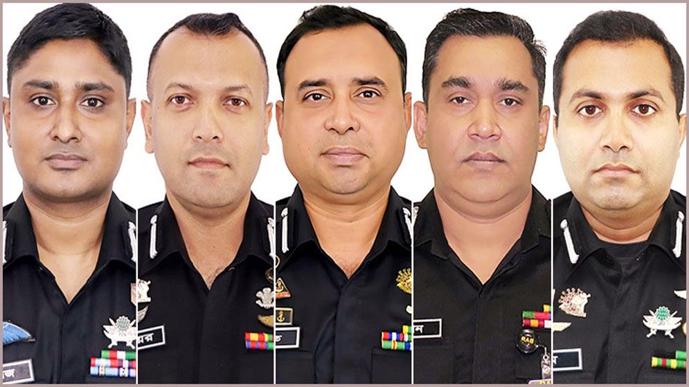 একযোগে র্যাবের চার পরিচালকসহ পাঁচ কর্মকর্তাকে বদলি
