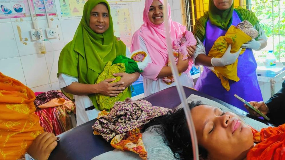 মেলান্দহে একসঙ্গে ৩ সন্তান প্রসব: খুশির মাঝেও দুশ্চিন্তায় পরিবার