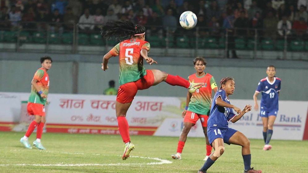 এগিয়ে গিয়েও রক্ষণের ভুলে গোল খেল বাংলাদেশ