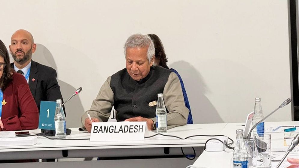 জলবায়ু ঝুঁকিপূর্ণ দেশগুলোর জন্য পর্যাপ্ত সহায়তা প্রয়োজন: প্রধান উপদেষ্টা