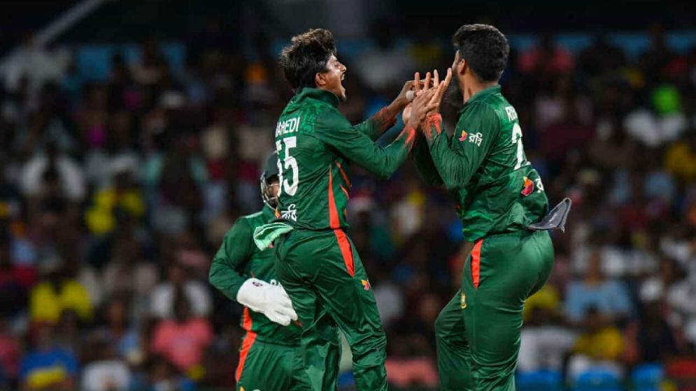 মেহেদী-তাসকিন নৈপুণ্যে স্বস্তি বাংলাদেশের