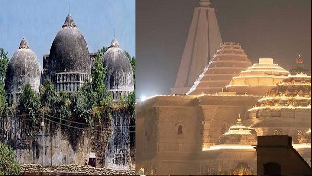 একই জেলায় বাবরি মসজিদ ও রাম মন্দির গড়ার ঘোষণা