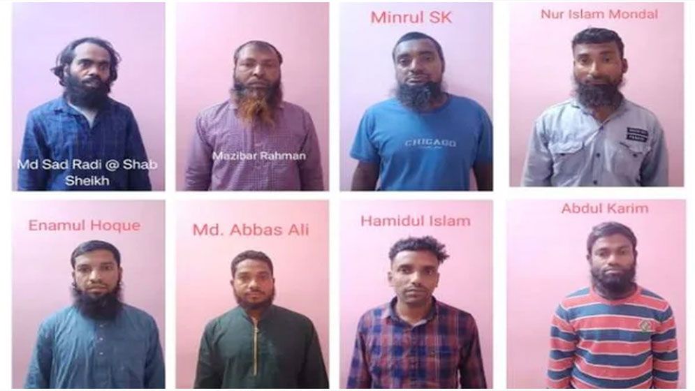 ভারতের তিন রাজ্যে আনসারুল্লাহ বাংলা টিমের ৮ সদস্য গ্রেপ্তার