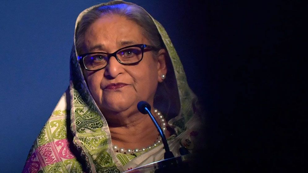 ক্ষমতা হস্তান্তর হয়নি: যুক্তরাজ্য সমাবেশেও দাবি করলেন শেখ হাসিনা