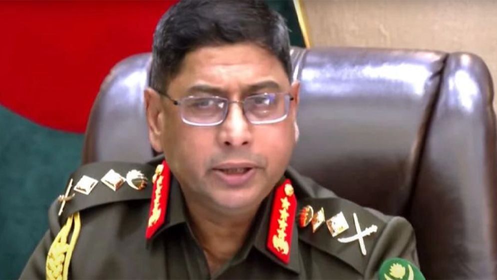 দেশের ক্রান্তিকালে সেনাবাহিনী পাশে দাঁড়িয়েছে: সেনাপ্রধান