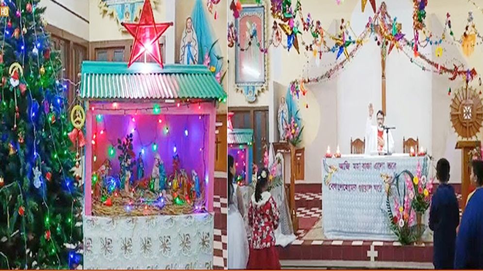 রাঙ্গামাটিতে ভিন্ন মাত্রায় উদযাপিত হচ্ছে বড়দিন 