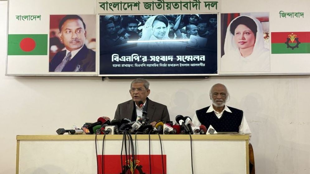 বেগম খালেদা জিয়া এখন ‘অনেকটা বেটার’ : মির্জা ফখরুল