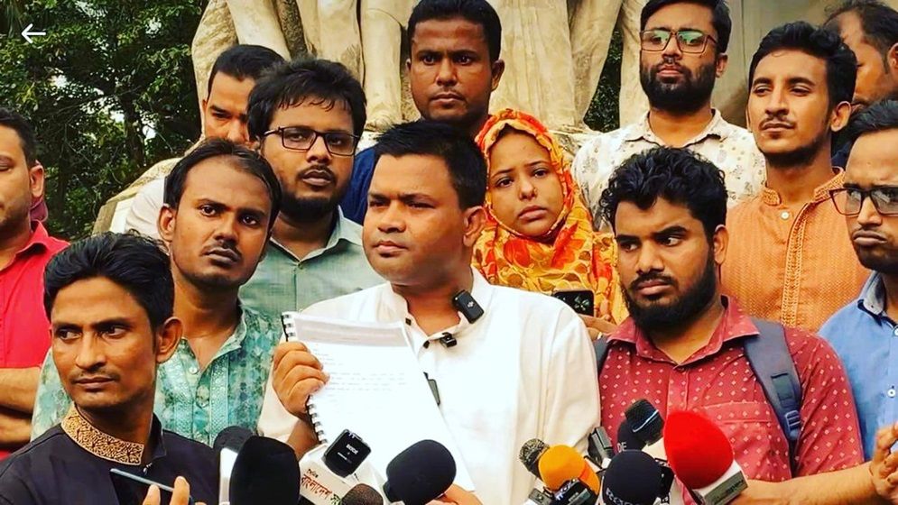 চাকরিতে আবেদনের সময়সীমা বৃদ্ধিতে অনড় ছিলেন শরিফুল হাসান শুভ