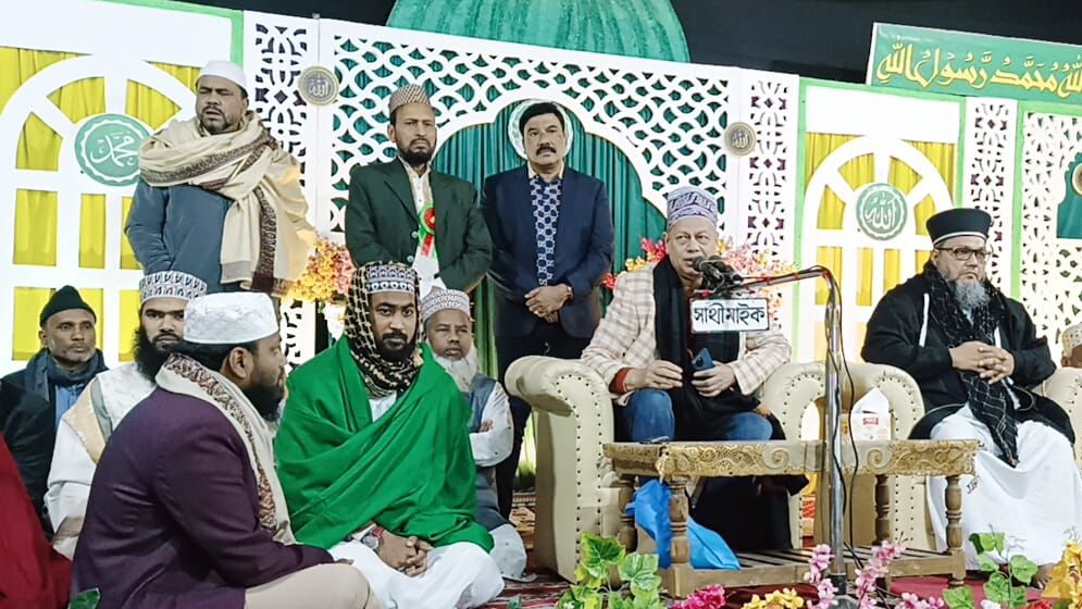 সোনারগাঁওয়ের শম্ভুপুরায় ওয়াজ ও দোয়া মাহফিল অনুষ্ঠিত