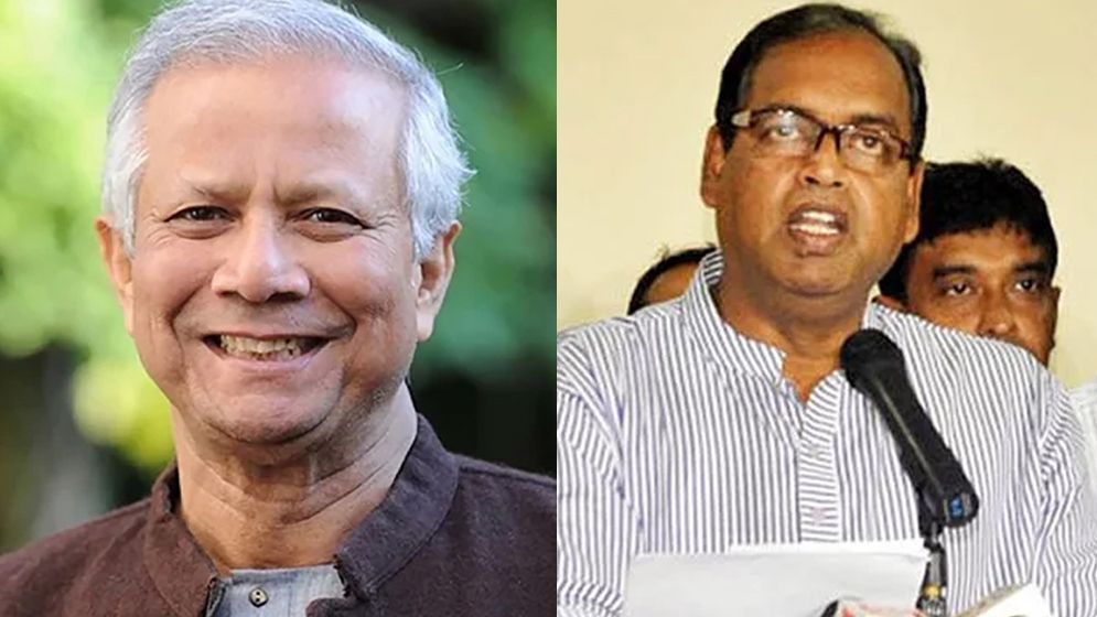 ফুলের মালা দিয়েই আপনাকে বিদায় দিতে চাই, ড. ইউনূসকে শামসুজ্জামান দুদু