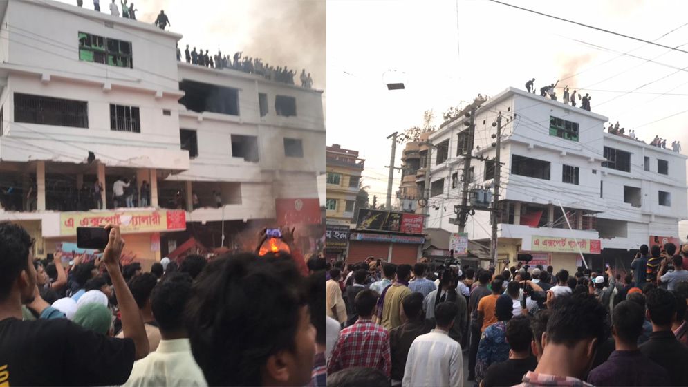 সাবেক এমপি নয়ন, সাবেক মেয়র ও উপজেলা চেয়ারম্যানের বাড়ি ভাঙচুর