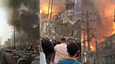 রাজধানীর ইসলামবাগে ভবনে আগুন