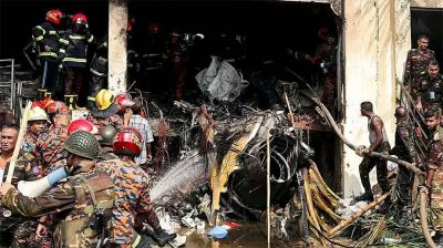 মাইলস্টোনে বিমান দুর্ঘটনায় নিহত বেড়ে ৩৩