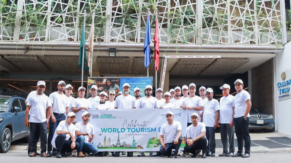 বিশ্ব পর্যটন দিবসে গোল্ডেন টিউলিপের র‌্যালি 