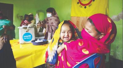 দেশে প্রথমবারের মতো টাইফয়েড টিকা কর্মসূচি