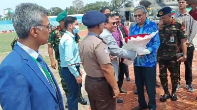 চারদিনের সফরে পাবনায় পৌঁছেছেন রাষ্ট্রপতি