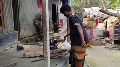 ‘সেবায় আমরা’ সংগঠনের উদ্যোগে অসহায়দের মাঝে ঈদ সামগ্রী বিতরণ