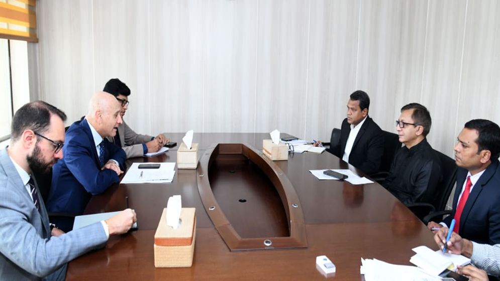 বাণিজ্যমন্ত্রীর সঙ্গে ইতালির রাষ্ট্রদূতের সৌজন্য সাক্ষাৎ