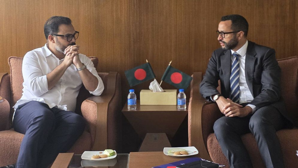 ক্রীড়া প্রতিমন্ত্রীর সঙ্গে আইএলও প্রতিনিধির সৌজন্য সাক্ষাৎ