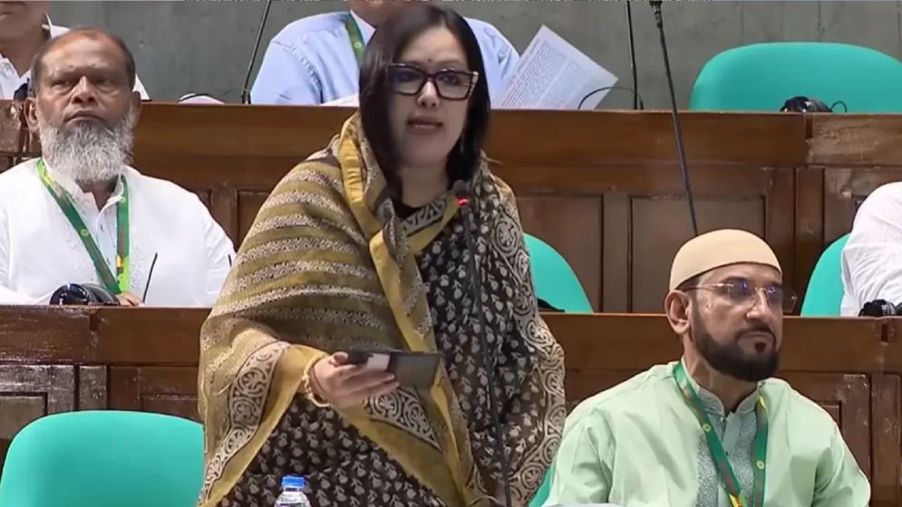 সংসদে সরাইল হাসপাতালের দুরবস্থা তুলে ধরলেন রুমিন ফারহানা