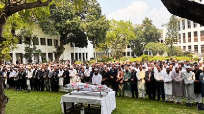 শফিক আহমেদের নামাজে জানাজা অনুষ্ঠিত