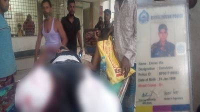 ট্রেন থেকে নামতে গিয়ে পা হারালেন পুলিশ সদস্য