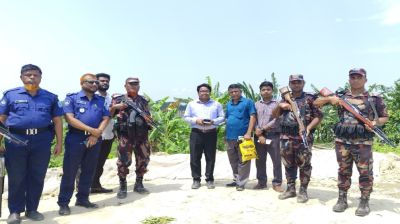 মীরসরাইয়ে অবৈধভাবে বালু উত্তোলন বন্ধে কঠোর অভিযান