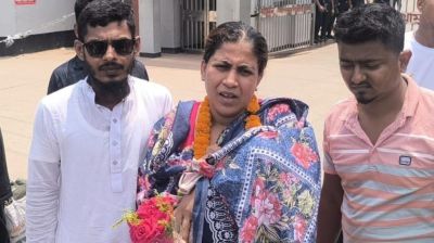 সন্তানসহ কারাগার থেকে মুক্তি পেলেন যুব মহিলা লীগ নেত্রী
