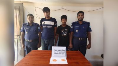 চেকপোস্টে বিপুল ইয়াবাসহ দুই ব্যবসায়ী আটক